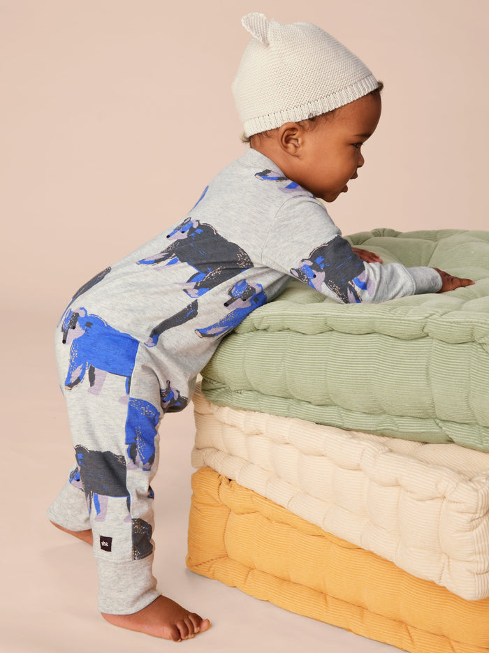 Long Sleeve Pocket Baby Romper