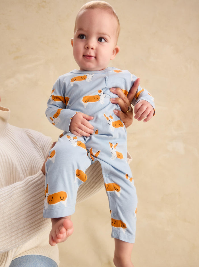 Long Sleeve Pocket Baby Romper
