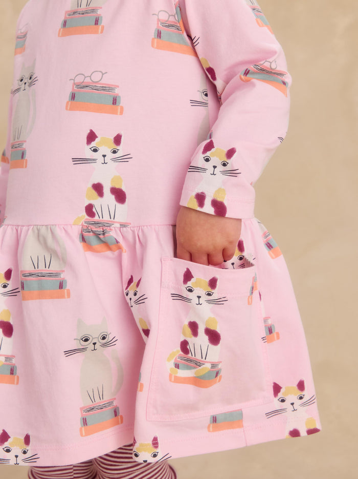 Long Sleeve Pocket Dress