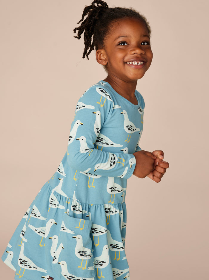 Long Sleeve Pocket Dress