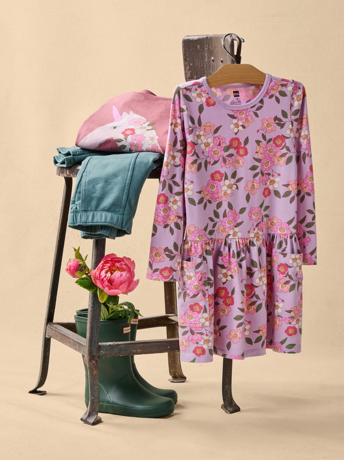 Long Sleeve Pocket Dress