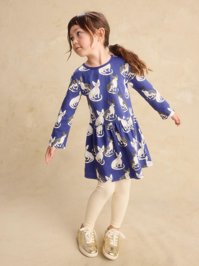 Long Sleeve Skirted Dress