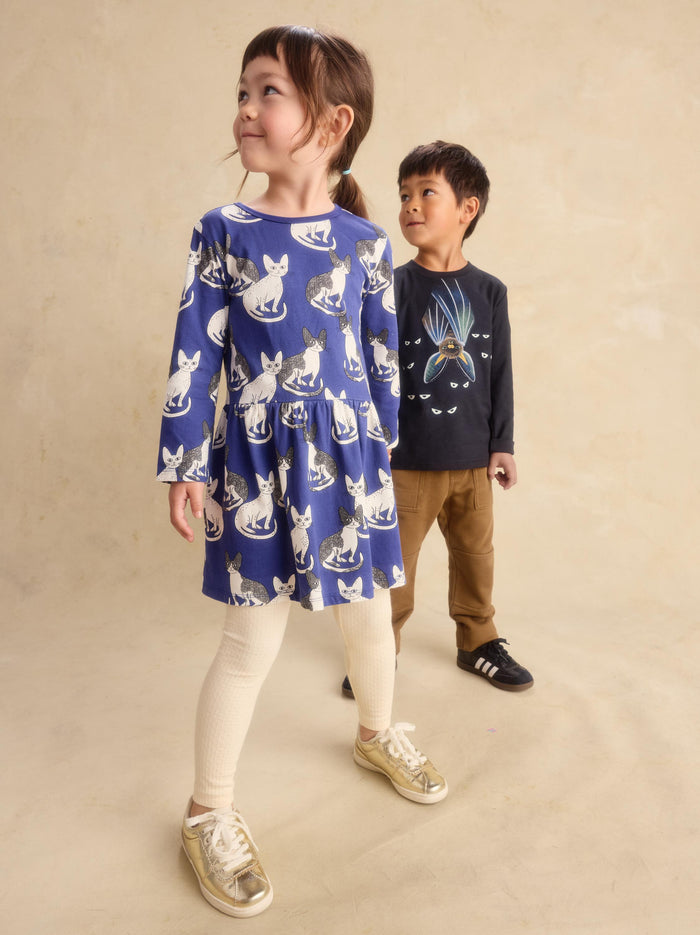 Long Sleeve Skirted Dress