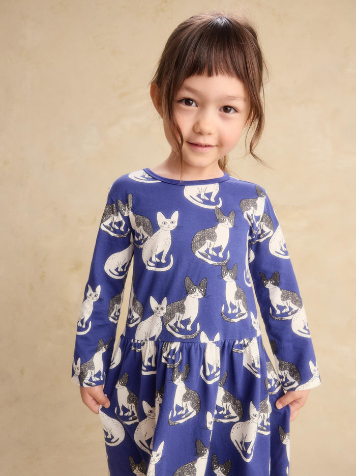 Long Sleeve Skirted Dress