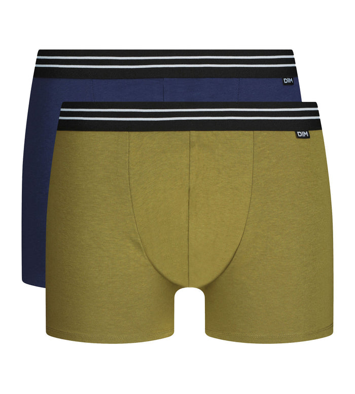 Lot de 2 boxers homme en coton stretch Cumin EcoDim