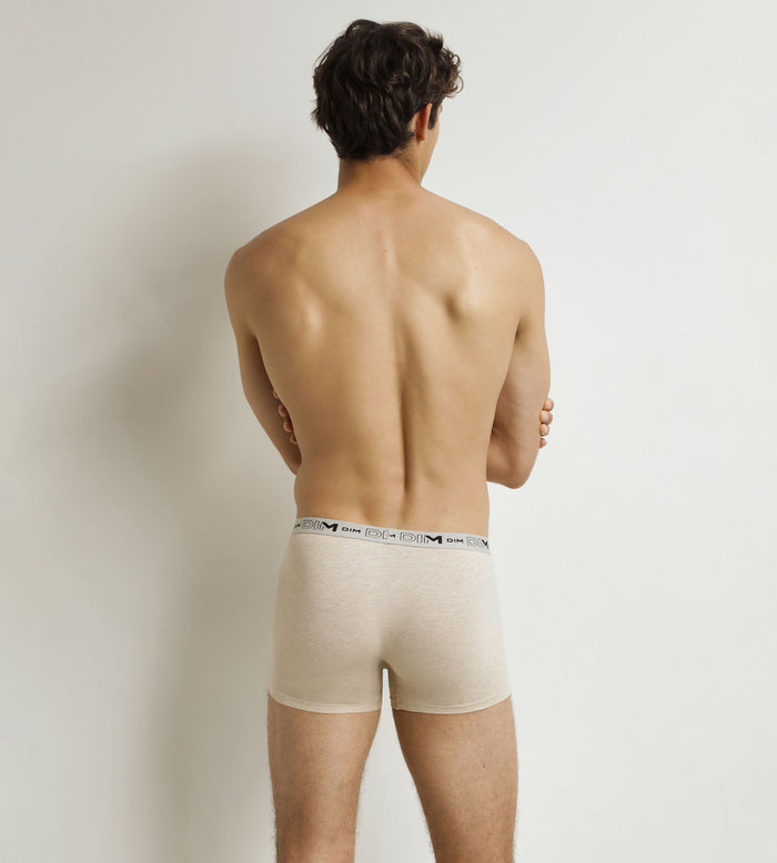 Lot de 3 boxers homme Beige Bleu Kaki Coton Stretch Bio