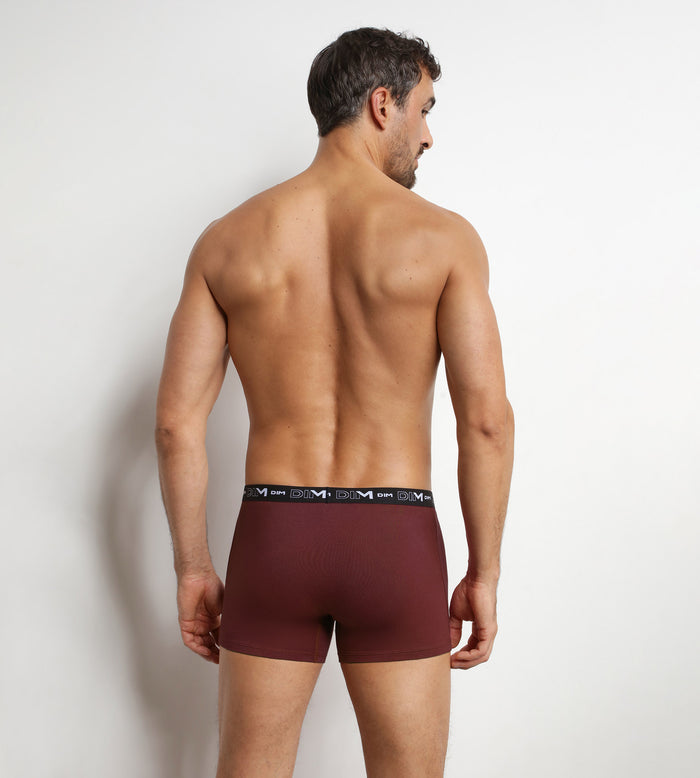 Lot de 3 boxers homme Cendre Dim Coton Stretch
