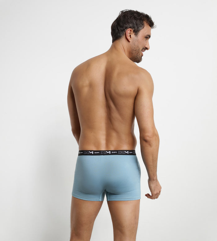 Lot de 3 boxers homme Intemporel Bleu Ciel Dim Coton Stretch