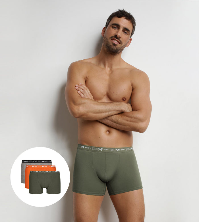 Lot de 3 boxers homme Jungle Pop Dim Coton Stretch