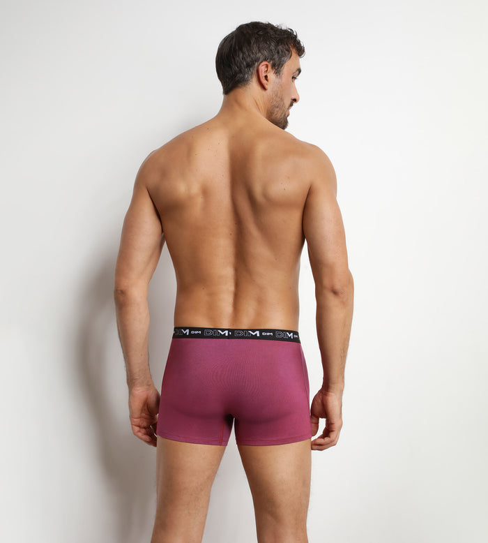 Lot de 3 boxers homme Mauve Eclipse Dim Coton Stretch