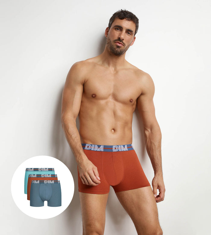 Lot de 3 boxers homme noir ceinture graphique Cosmos Powerful