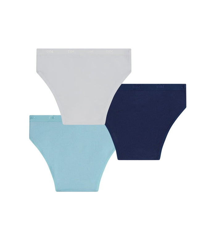 Lot de 3 culottes filles Azur Les Pockets Ecodim Kids