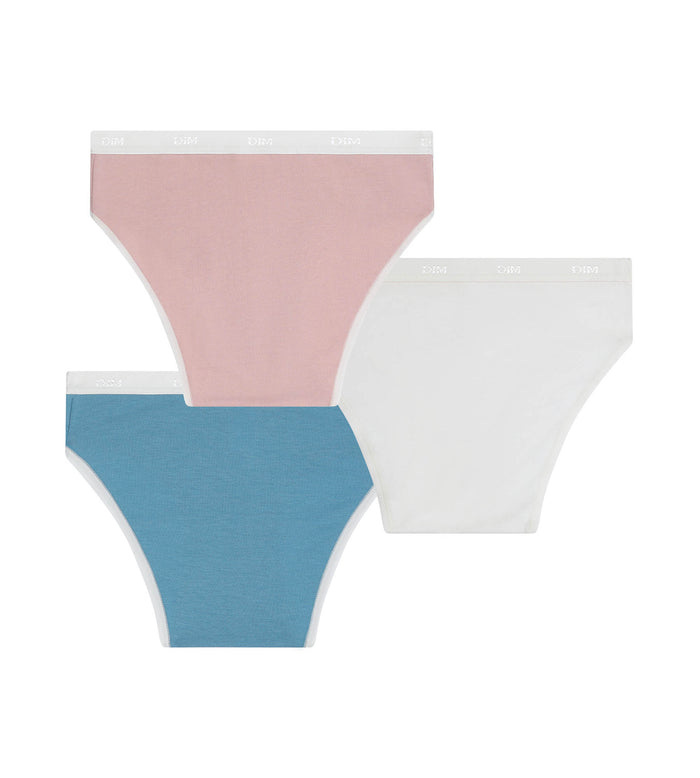 Lot de 3 culottes filles perle Les Pockets Ecodim Kids