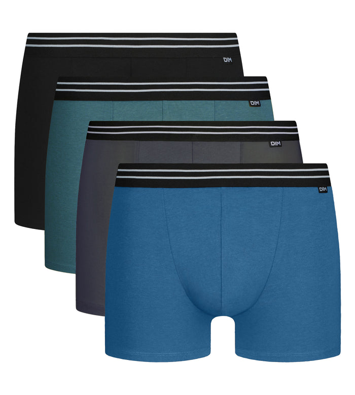 Lot de 4 boxers homme en coton stretch Rivière EcoDim