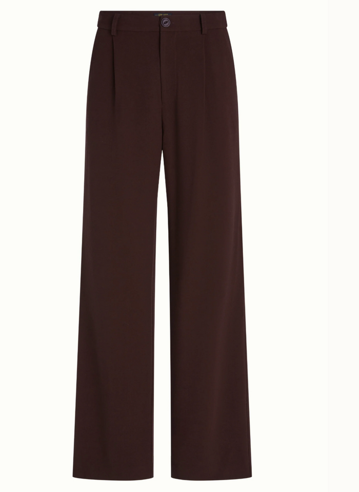 Lynn Pants Woven Crepe, Braun