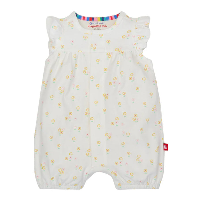 Magnetic Me Evangeline Organic Cotton Ruffle Romper