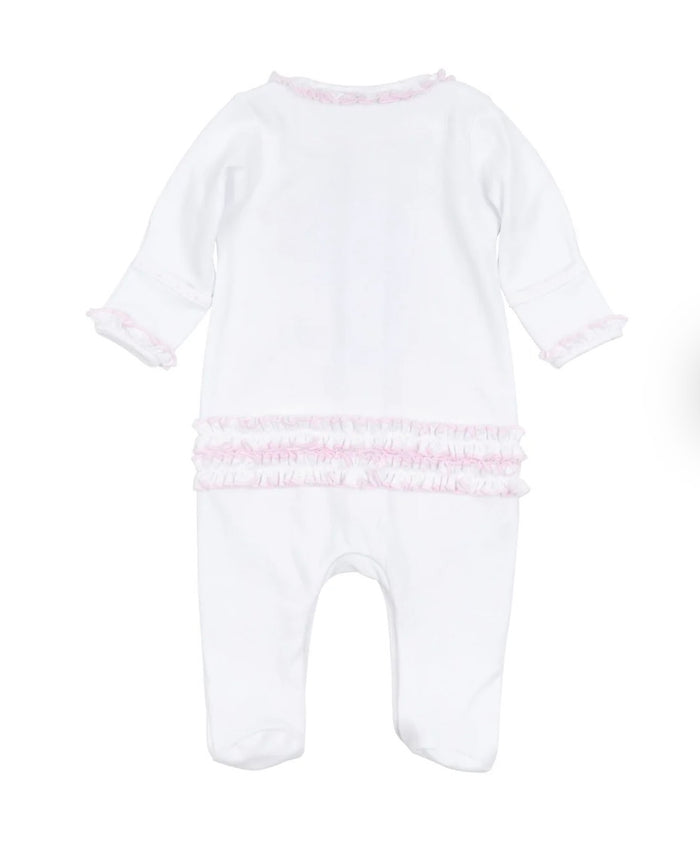 Magnolia Baby Twinkle Toes Embroidered Footie