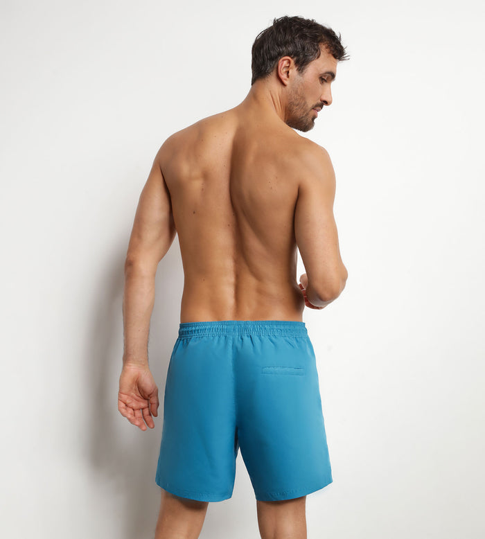 Maillot de bain homme boxer Bleu motif citron Dim Swimwear