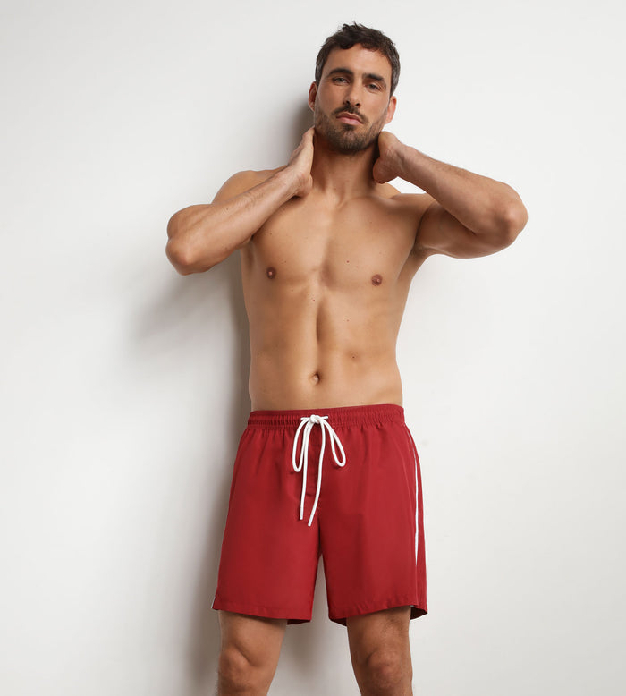Maillot de bain homme boxer Bordeaux Dim Swimwear