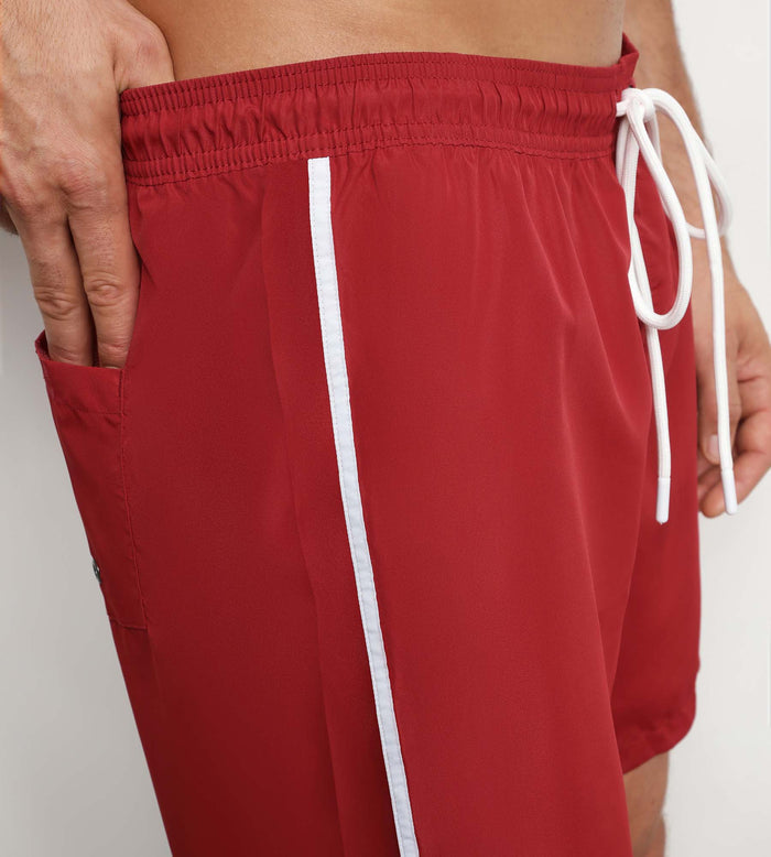 Maillot de bain homme boxer Bordeaux Dim Swimwear