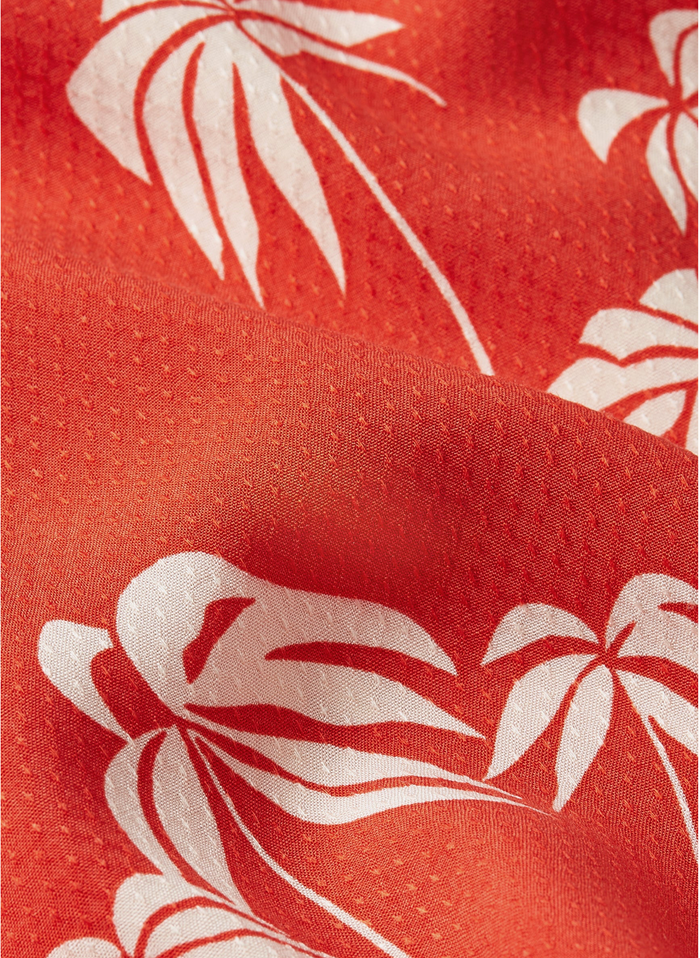 Marnie Pants The Haze mit Palmenprint, Rot