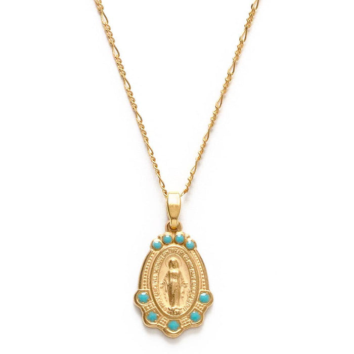 Mary Medallion - Turquoise