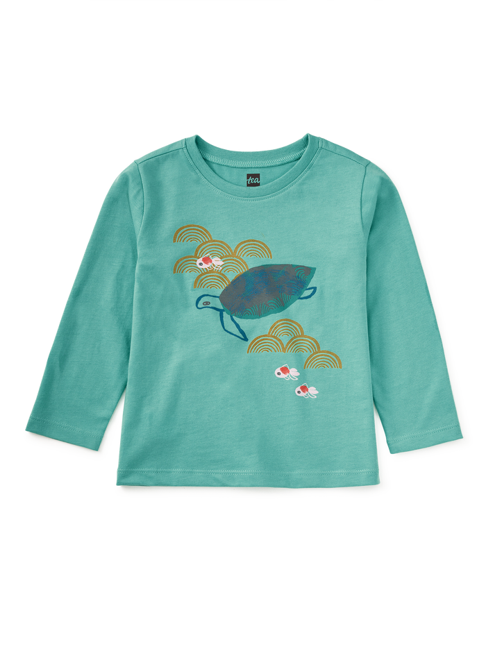 Metallic Minwah Turtle Graphic