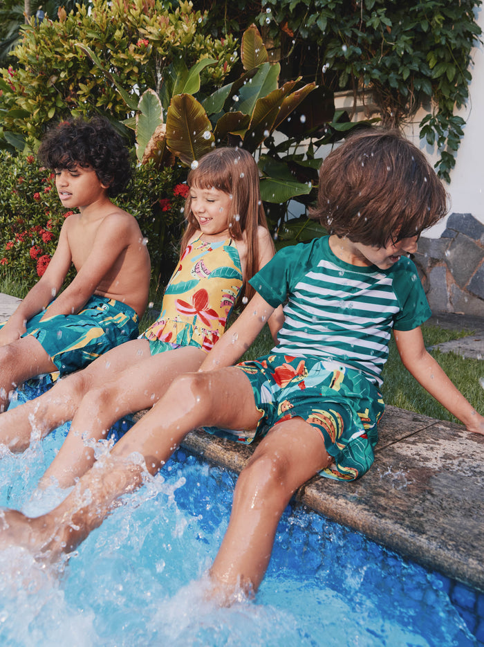 Mid-Length Swim Trunks