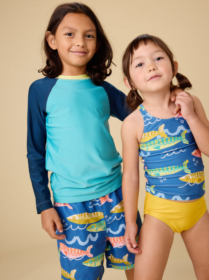 Mid-Length Swim Trunks