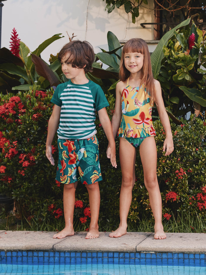 Mid-Length Swim Trunks