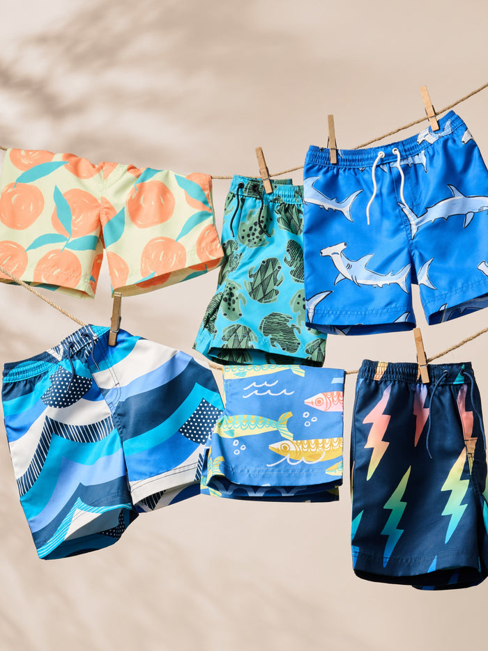 Mid-Length Swim Trunks