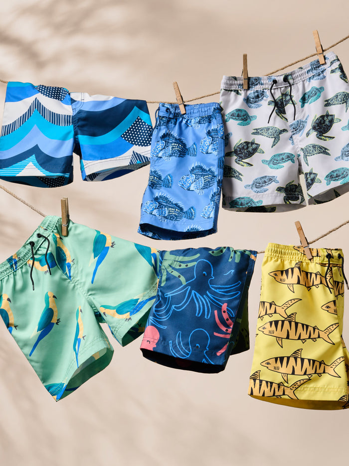 Mid-Length Swim Trunks