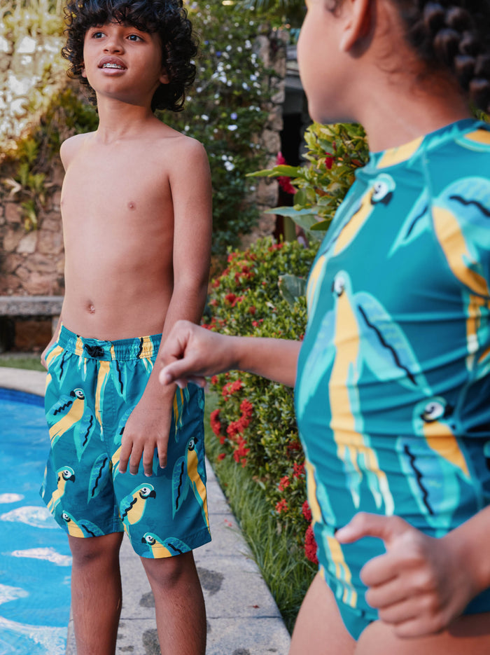 Mid-Length Swim Trunks
