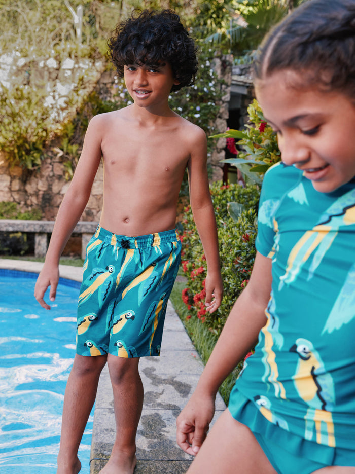 Mid-Length Swim Trunks