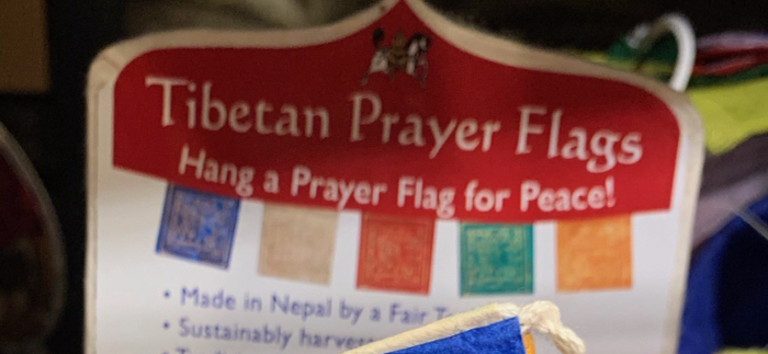 Mini Prayer Flags - Medicine Buddha