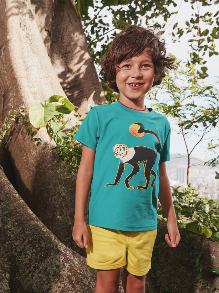 Monkey And Mango Graphic Tee
