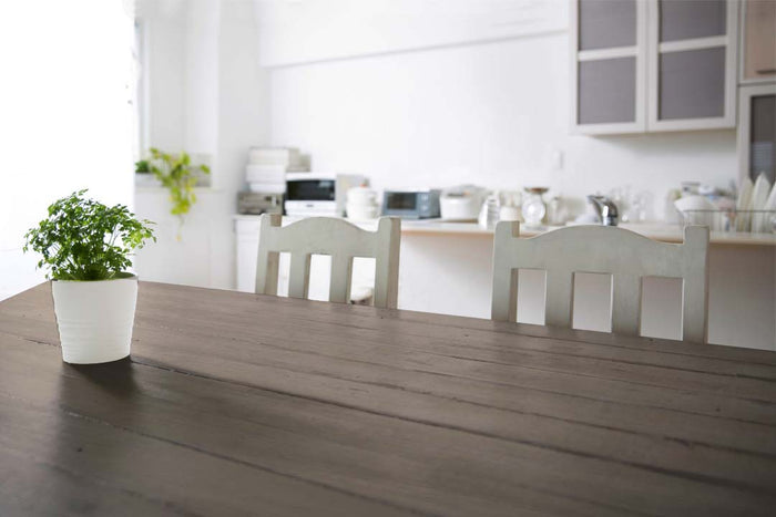 Retique It Multi-purpose Smooth Finish Kit in Harbor Gray for wood, featuring exterior top coat on a tabletop surface.