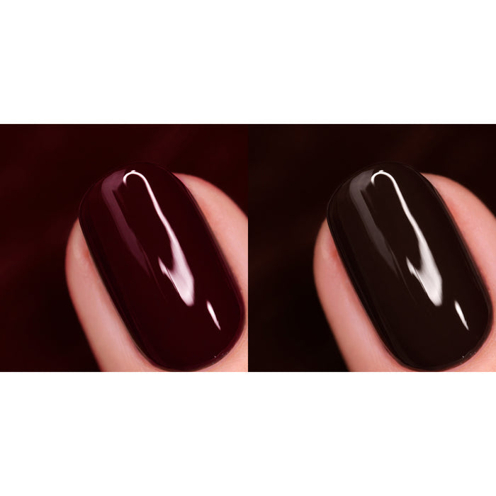 Nail Bordeaux Nail Polish Duo - 1-Step Gel It's Topless