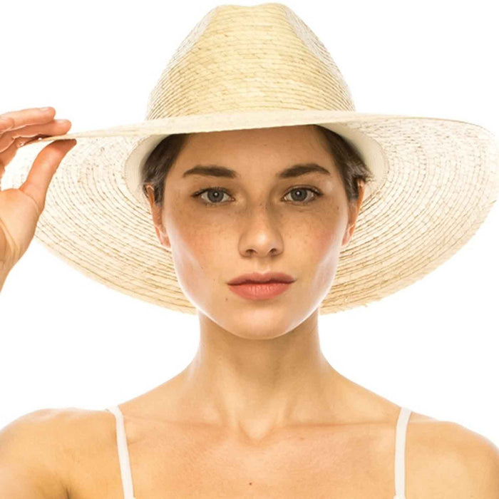 Natural Palm Leaf Safari Hat