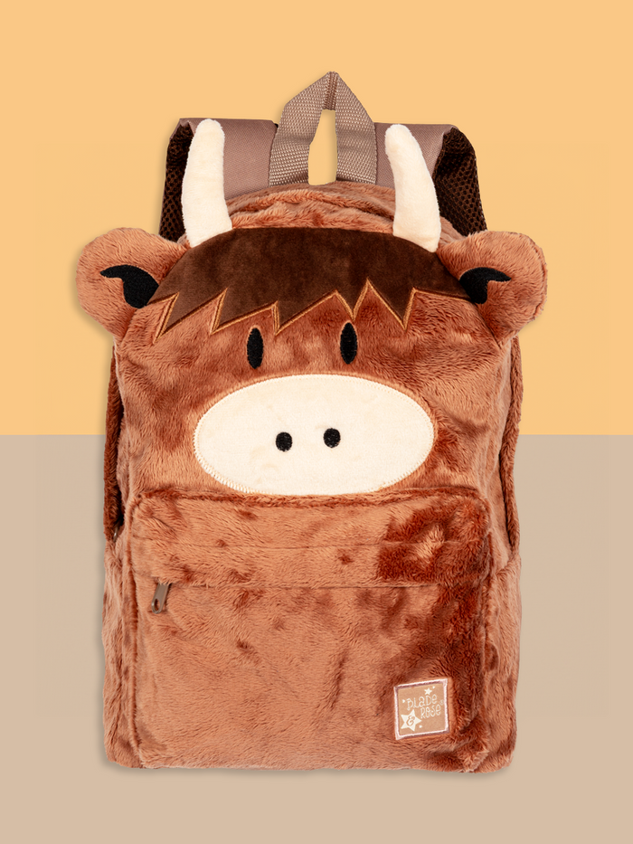 Neutral Highland Cow Rucksack - Blade & Rose UK