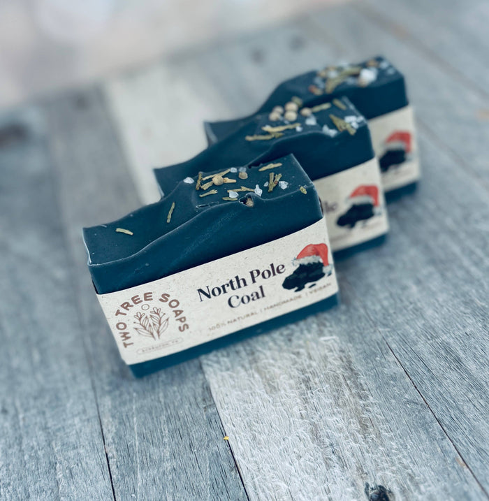 North Pole Coal - Natural Handmade Bar Soap