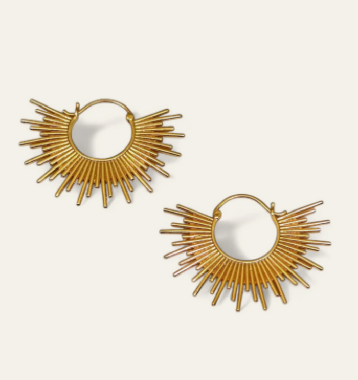 Ohrringe , Stars Falling Earring, Vergoldet