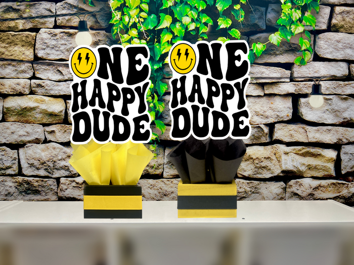 One Happy Dude | First Birthday | Happy Dude Theme | One Happy Dude Party Decoration | First Birthday Centerpiece | One Happy Dude INDVIDUAL