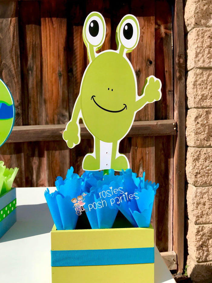 Outer Space Blast Off Theme Party Centerpiece Decoration