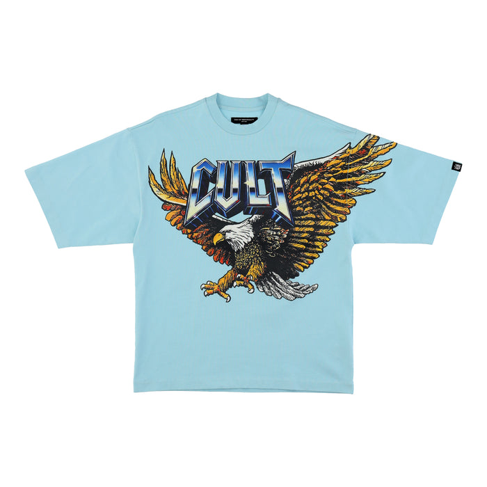 Oversized Short Sleeve Predator Crew Neck T-Shirt