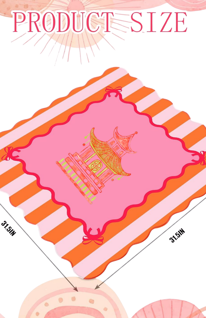 Pagoda Dreams Mahjong Mat