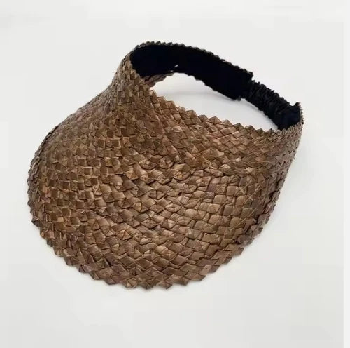 Palm Straw Visor