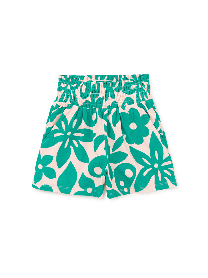 Paperbag High-Waist Shorts