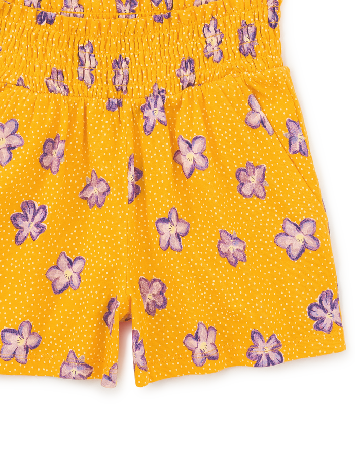 Paperbag High-Waist Shorts