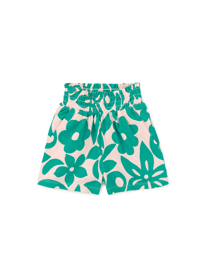 Paperbag High-Waist Shorts
